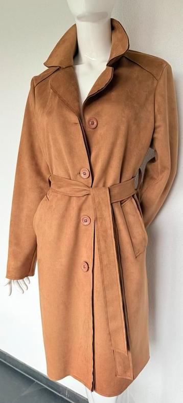 SIGNE NATURE TRENCH COAT, BRUIN, MAAT 38, ALS NIEUW💖💖💖 beschikbaar voor biedingen