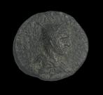 Romeinse provinciale munt Elebalgus standaards bodemvondst, Ophalen of Verzenden, Brons