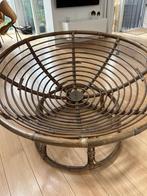 Rotan loungestoel (excl. kussen), Huis en Inrichting, Stoelen, Ophalen, Gebruikt, Bruin, Riet of Rotan