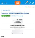 Wasmachine Samsung ww80ta049ae Ecobubble, Witgoed en Apparatuur, Wasmachines, Ophalen, Zo goed als nieuw, Voorlader, 85 tot 90 cm