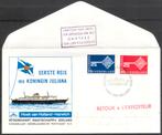 1e reis MS Koningin Juliana - Hoek van Holland - Harwich, Verzenden, Envelop