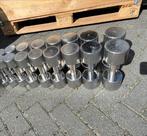 Chrome dumbells  dumbell set  2-10 kg gewichten, Ophalen, Dumbbell, Gebruikt, 2-10 kg