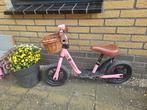 Roze Loopfiets met Mandje - Verstelbaar Zadel, Kinderen en Baby's, Speelgoed | Buiten | Voertuigen en Loopfietsen, Ophalen, Gebruikt