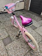 Lieve roze kinderfiets te koop-maar 16 ich, Fietsen en Brommers, Fietsen | Kinderfietsjes, Ophalen of Verzenden, Zo goed als nieuw