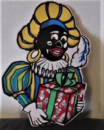 2 oude Raamposters Sinterklaas Piet beschikbaar voor biedingen