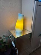 IKEA vintage mylonit glas lamp groen, Ophalen, Gebruikt, E27 (groot), Overige typen