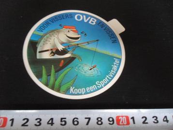 sticker strip hengelsport OVB voor vissers en vissen akte * beschikbaar voor biedingen