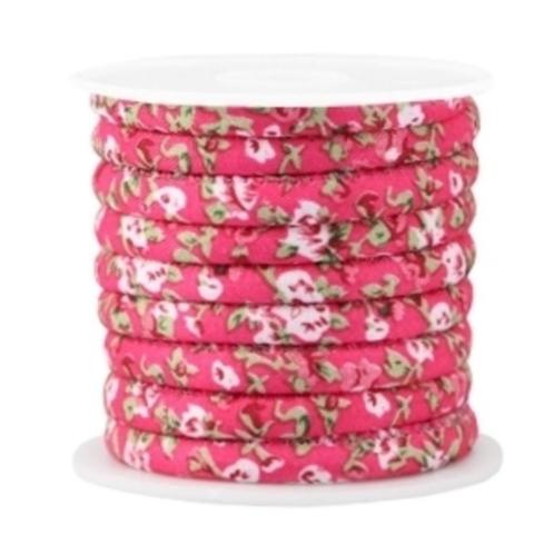 Bloemenkoord plat, restantstuk van 4 meter, Hobby en Vrije tijd, Kralen en Sieraden maken, Nieuw, Overige typen, Ophalen of Verzenden