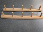 Houten kapstok met 5 haken, Zo goed als nieuw, Minder dan 100 cm, Hout, Ophalen