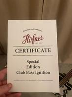 Höfner Club Bass Ignition Special Edition, Ophalen, Zo goed als nieuw, Elektrisch