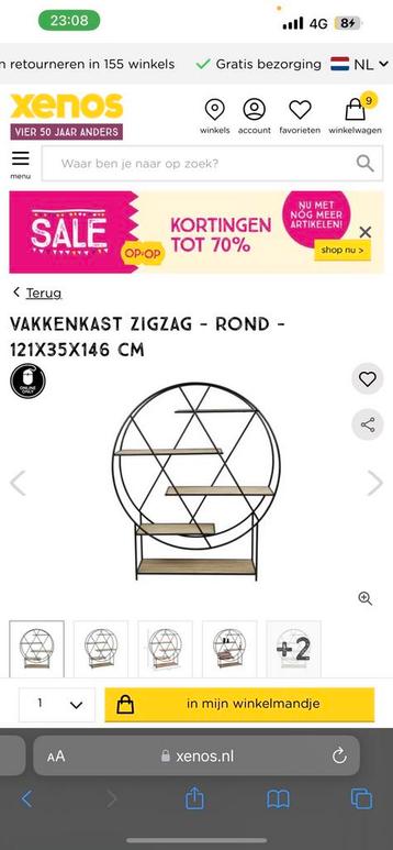 Vakkenkast opbergkast rond beschikbaar voor biedingen