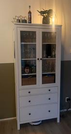 Ikea Hemnes Vitrinekast Boekenkast 90x37x197 cm, Huis en Inrichting, Ophalen, Ikea Hemnes, 50 tot 100 cm, Zo goed als nieuw
