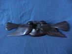 Coromandel sculptuur Twee vogels Indonesie Bali b. 22,2 cm., Ophalen of Verzenden