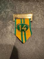 Vierdaagse medaille lint met nr 14, Ophalen of Verzenden, Overige soorten, Nederland, Lintje, Medaille of Wings