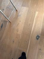 Massief Eiken Vloer - Houten Vloerdelen, Parket, Gebruikt, Bruin, Ophalen of Verzenden