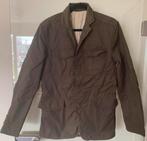 Massimo Dutti Safari jas / colbert, mt M, donkerbruin, izgs, Kleding | Heren, Ophalen, Zo goed als nieuw, Maat 48/50 (M), Bruin