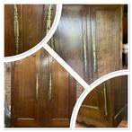 MOOIE NORMANDISCHE LINNENKAST - 18e EEUW EIKEN SERVIES KAST, Antiek en Kunst, Curiosa en Brocante, Ophalen