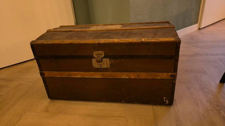Vintage Houten Dekenkist - 1925, Antiek en Kunst, Antiek | Overige Antiek, Ophalen