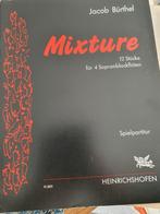 Mixture - Jacob Büthel - Blokfluitkwartet, Gebruikt, Klassiek, Overige soorten, Ophalen of Verzenden