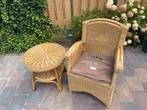 Mooi rotan setje, Huis en Inrichting, Fauteuils, Ophalen, Zo goed als nieuw