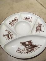 Fondueborden Gien, Antiek en Kunst, Ophalen of Verzenden