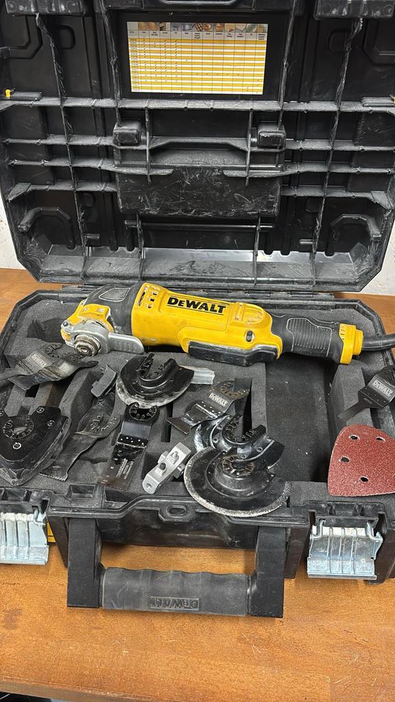 DeWALT DWE315KT Oscillerende Multitool 230V in TSTAK, Doe-het-zelf en Verbouw, Gereedschap | Schuurmachines, Zo goed als nieuw