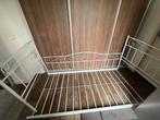 IKEA Kinderbed Wit Metaal 90x200, Ophalen, 90 cm, Eenpersoons, Wit