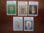 Schelpen Marshall eil. 1986, mi. 87-91 postfris, Ophalen of Verzenden, Postfris, Dier of Natuur