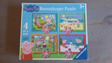 Peppa Pig 4 in a box Ravensburger Puzzle beschikbaar voor biedingen