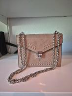 Nieuwe bruine dames schouder tas met zilvere details, Sieraden, Tassen en Uiterlijk, Tassen | Schoudertassen, Ophalen of Verzenden
