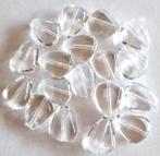 Doorzichtige steen vorm glas kralen 12x15 mm, Verzenden, Nieuw, Kraal