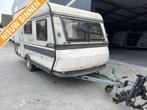 Hobby De Luxe 420 bj.1990 EXPORT caravan! Prijs op aanvraag, Dwarsbed, Hobby, Bedrijf, Treinzit