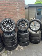 Originele VW Belmont 17″ velgenset + winterbanden 205/50R17, Ophalen, Gebruikt, Banden en Velgen, 17 inch