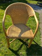 Rieten stoelen. 4 stuks, Tuin en Terras, Ophalen, Zo goed als nieuw, Rotan