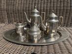 Edeltin koffie thee set servies art deco, Antiek en Kunst, Antiek | Tin, Ophalen