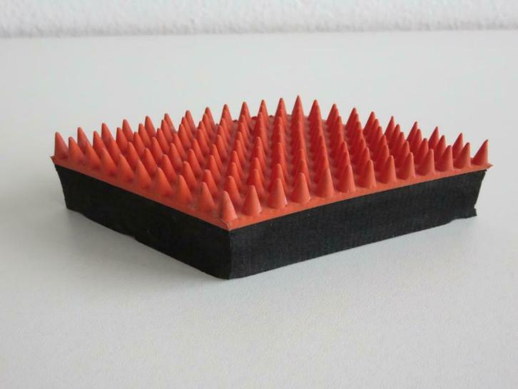 Adori oranje Borstel Rubber - Hondenvachtborstel, Dieren en Toebehoren, Honden-accessoires, Gebruikt, Ophalen of Verzenden