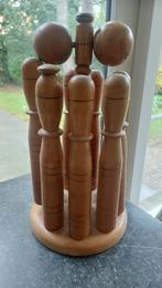 Brocante decoratief kegelspel, Antiek en Kunst, Curiosa en Brocante, Ophalen of Verzenden
