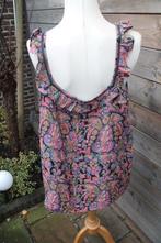 Tuniek Paprika rose/ paars/ zwart mt 6 (54) Vaste prijs OPRU, Kleding | Dames, Grote Maten, Zwart, Zo goed als nieuw, Paprika