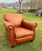 Leren fauteuil, Ophalen, Gebruikt, 75 tot 100 cm, 50 tot 75 cm