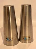 Zack Zout en Peper Set - Stijlvol Tafelaccessoire, Ophalen of Verzenden, Zo goed als nieuw, Rvs of Chroom, Los bestek