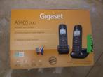 Gigaset AS405 DUO, Ophalen of Verzenden, Zo goed als nieuw, 2 handsets