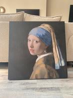 Meisje met de parel 80x80 cm, Huis en Inrichting, Woonaccessoires | Schilderijen, Tekeningen en Foto's, Ophalen, Zo goed als nieuw