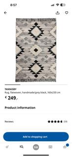 Wollen vloerkleed/ tapijt Ikea  tannisby, Ophalen, Zo goed als nieuw, Rechthoekig, 200 cm of meer