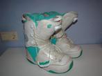 salomon snowboard boots schoenen maat 41 wit mint kleur, Sport en Fitness, Snowboarden, Ophalen of Verzenden, Gebruikt, Schoenen