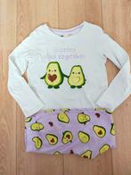 Zgan! Schattige avocado pyjama van H&M. Mt 122/128, Kinderen en Baby's, Nacht- of Onderkleding, Meisje, H&M, Ophalen of Verzenden