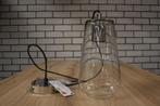 2 x hanglamp Khyra Light & Living nikkel & glas klassiek, Nieuw, Ophalen of Verzenden, Glas