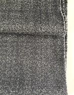 De Ploeg Landscape 13/80; grafiet+creme; 2,18 mtr meubelstof, Wol, 120 cm of meer, Ophalen of Verzenden, Grijs