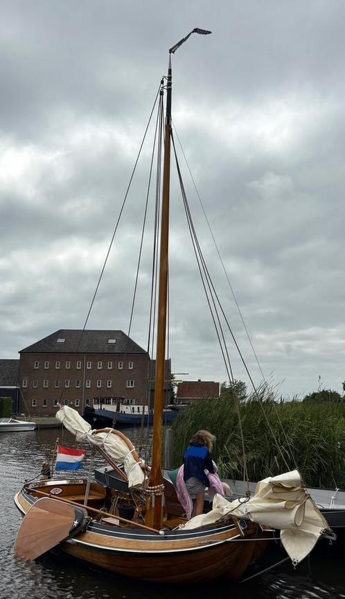 Fraai en mooi Fries jacht, eiken, Brandsma Rohel, 1967, Watersport en Boten, Platbodems, Gebruikt, Tot 6 meter, Hout, Benzine