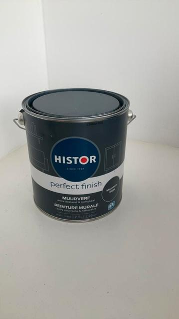 Histor perfect finish 2,5 l blauw muurverf nieuw beschikbaar voor biedingen