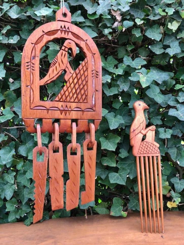 Te koop: Surinaams HOUTSNIJWERK, Antiek en Kunst, Kunst | Beelden en Houtsnijwerken, Ophalen of Verzenden